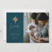 Ster van de kerstfoto van Wonder Feestdagenkaart (Voorkant)