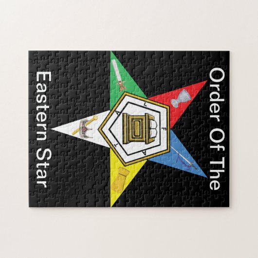 Ster van de OES Legpuzzel (Horizontaal)