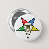 Ster van de OES Ronde Button 5,7 Cm (Voorkant /achterkant)