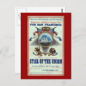  Ster van de Reclame van de Unie Briefkaart (Voorkant / Achterkant)