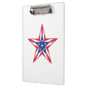 Ster van de vrijheid klembord (Links)