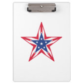 Ster van de vrijheid klembord (Voorkant)