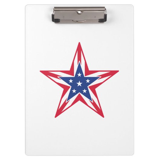 Ster van de vrijheid klembord (Voorkant)