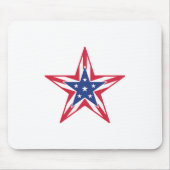 Ster van de vrijheid muismat (Voorkant)