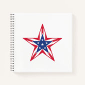 Ster van de vrijheid notitieboek (Voorkant)