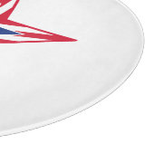 Ster van de vrijheid snijplank (Hoek)