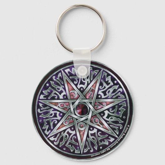 Ster van Fey Round Sleutelhanger (Voorkant)