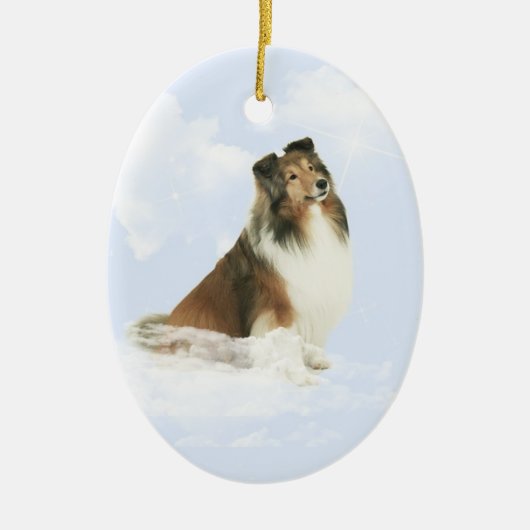 Ster van Grace Keramisch Ornament (Voorkant)