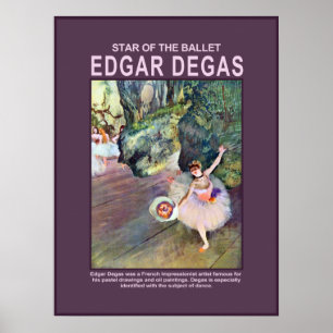 Ster van het Ballet van Edgar Degas Poster