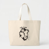 ster van het leven anatomisch hart grote tote bag (Voorkant)