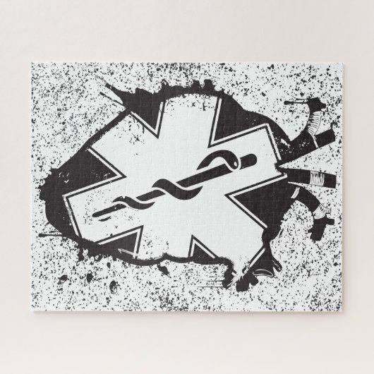 ster van het leven anatomisch hart legpuzzel (Horizontaal)