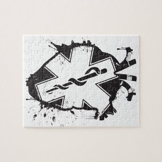 ster van het leven anatomisch hart legpuzzel (Horizontaal)