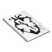 ster van het leven anatomisch hart notitieboek (Rechterzijde)