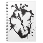 ster van het leven anatomisch hart notitieboek (Voorkant)