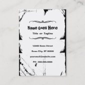 ster van het leven anatomisch hart visitekaartje (Achterkant)