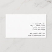 Ster van het leven (Donker) Visitekaartje (Achterkant)