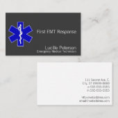 Ster van het leven (Donker) Visitekaartje (Voorkant / Achterkant)