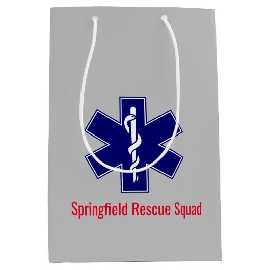 Ster van het leven, EMT-Logo-symbool Medium Cadeauzakje (Voorkant)