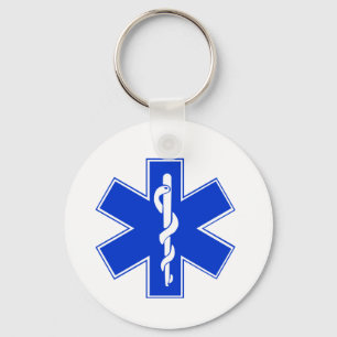 Ster van het Leven / EMT-symbool Sleutelhanger