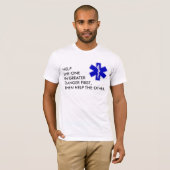 Ster van het leven - gepersonaliseerde tekst t-shirt (Voorkant volledig)