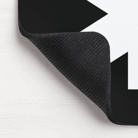 Ster van het Pictogram Mousepad Muismat (Hoek)