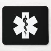 Ster van het Pictogram Mousepad Muismat (Voorkant)