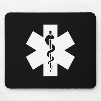 Ster van het Pictogram Mousepad Muismat