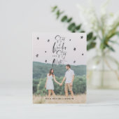 Ster van het wonder Ster van de nacht | Meneer en  Feestdagenkaart (Staand voorkant)