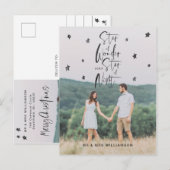 Ster van het wonder Ster van de nacht | Meneer en  Feestdagenkaart (Voorkant / Achterkant)