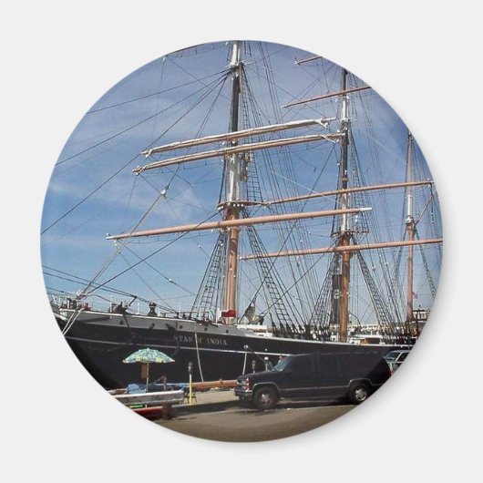 Ster van India in het San Diego Maritime Museum Magneet (Voorkant)