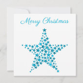 Ster van kerstkaart (Voorkant)