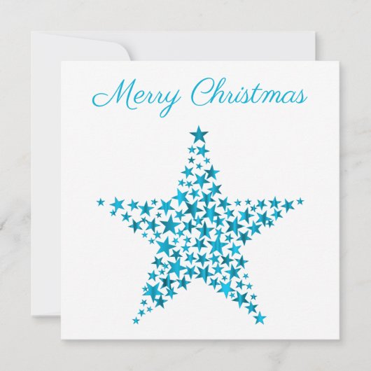 Ster van kerstkaart (Voorkant)