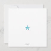 Ster van kerstkaart (Achterkant)