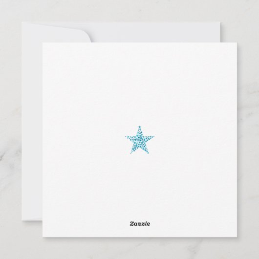 Ster van kerstkaart (Achterkant)