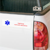 Ster_van_leven2, vechtend tegen natuurlijke select bumpersticker (Op Truck)