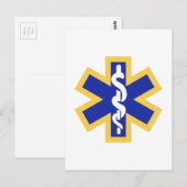 Ster van leven briefkaart (Voorkant / Achterkant)