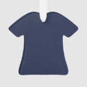 Ster van leven Paramedische EMS op blauwe koolstof Ornament (achterkant)