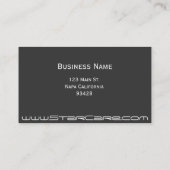 Ster van leven visitekaartje (Achterkant)