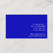 Ster van leven visitekaartje (Achterkant)