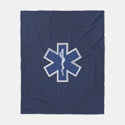 Ster van levensstijl Paramedische koolstofvezel Fleece Deken (Voorkant)
