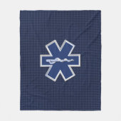 Ster van levensstijl Paramedische koolstofvezel Fleece Deken (Voorkant)