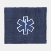 Ster van levensstijl Paramedische koolstofvezel Fleece Deken (Voorkant (Horizontaal))