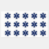 Ster van levensstijl Paramedische koolstofvezel Labels (Vel)