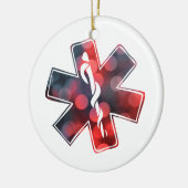 ster van life bokeh keramisch ornament (Links)