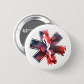 ster van life bokeh ronde button 5,7 cm (Voorkant /achterkant)