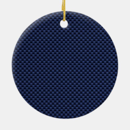Ster van Life Paramedic op Navy Blue Carbon Fiber Keramisch Ornament (Achterkant)