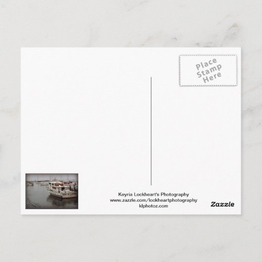 Ster van Monterey Briefkaart (Achterkant)