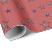 Ster van onafhankelijkheids Wrap Papier (Rol Hoek)