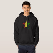 Ster van Rasta Hoodie (Voorkant volledig)