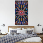 Ster van Wijsheid 21x40 Canvasprint Canvas Afdruk (Insitu (Slaapkamer))